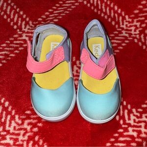 Keds Blue and Pink Sneakers with Colorful Design